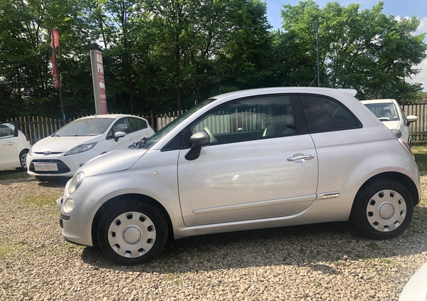 Fiat 500 cena 18500 przebieg: 148000, rok produkcji 2009 z Bychawa małe 497